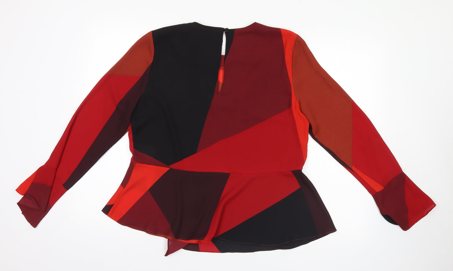 Warehouse Womens Red   Basic Blouse Size 14