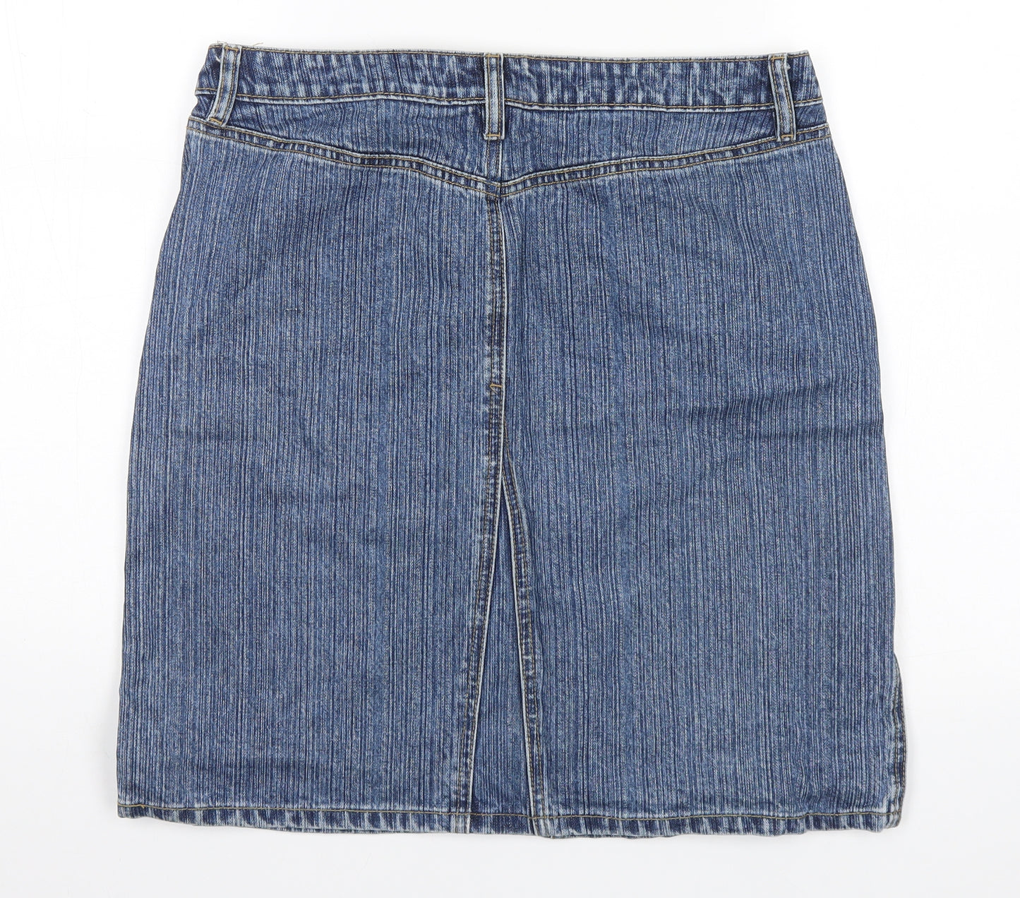 Authentic Womens Blue   A-Line Skirt Size 10