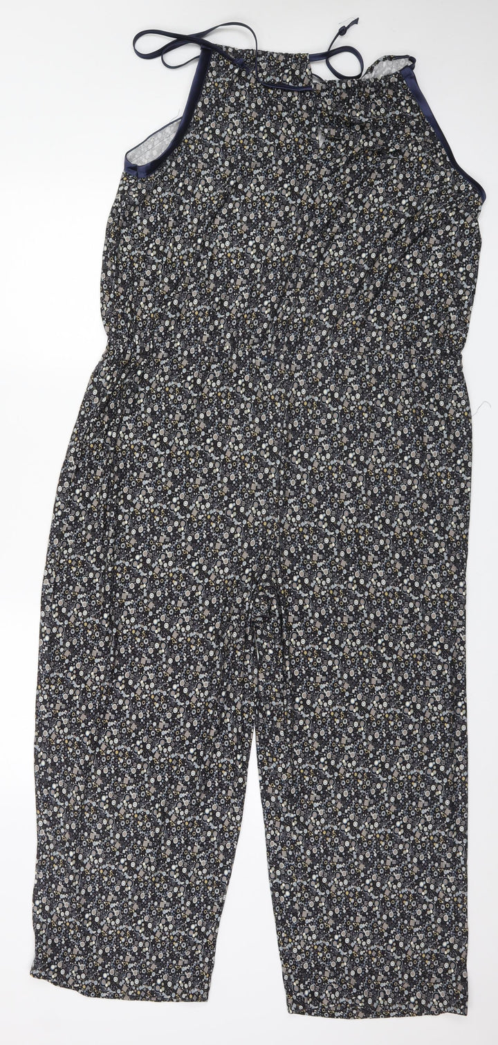 Preworn Womens Multicoloured Geometric  Jumpsuit One-Piece  L22 in