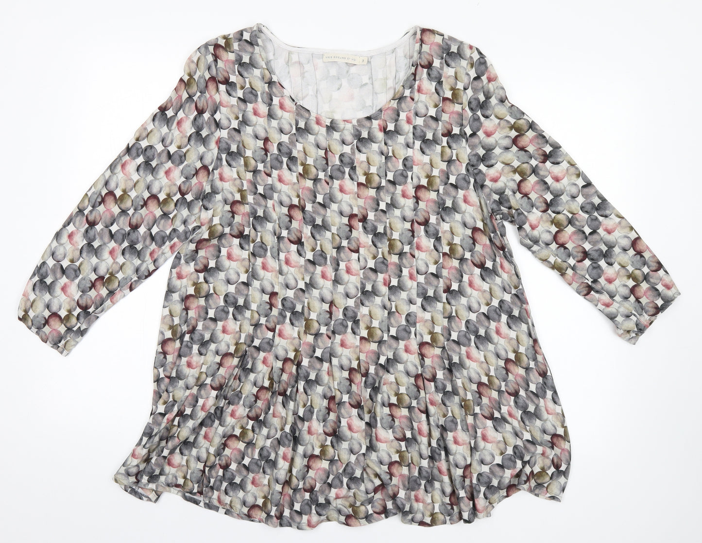 Mes Soeurs et moi Womens Multicoloured Geometric  Basic Blouse