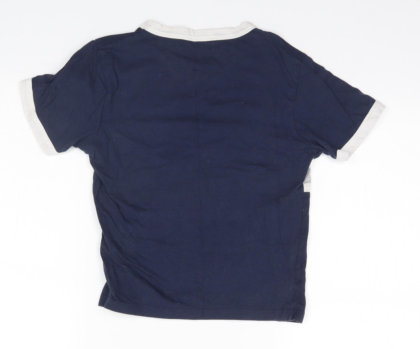 Pull&Bear Mens Blue    T-Shirt Size XS