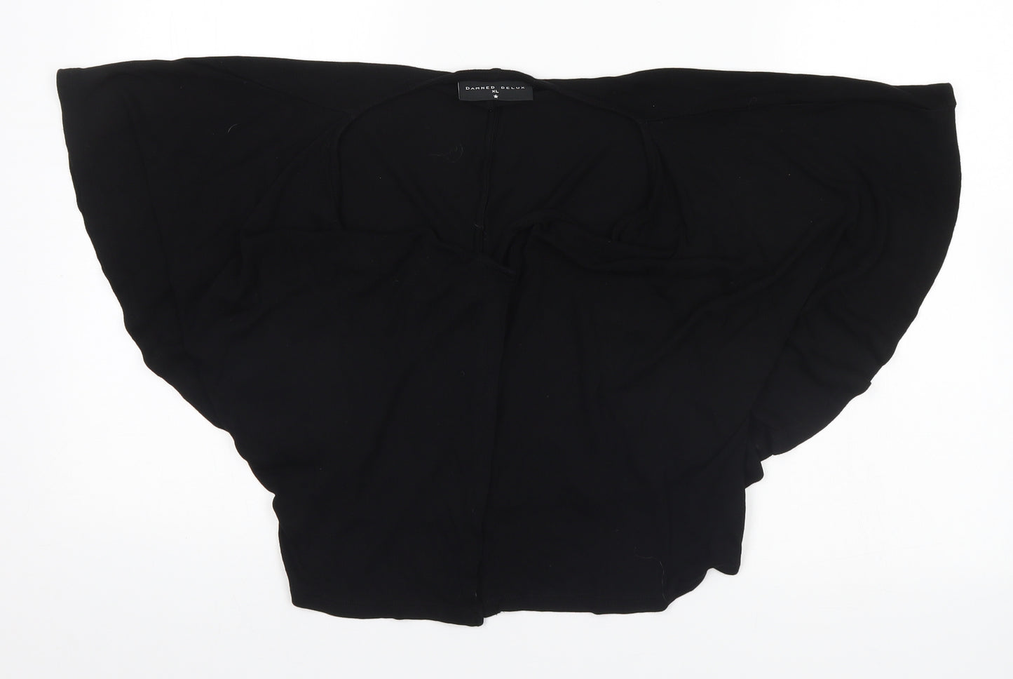 Dammed Delux Womens Black   Cardigan Jumper Size XL