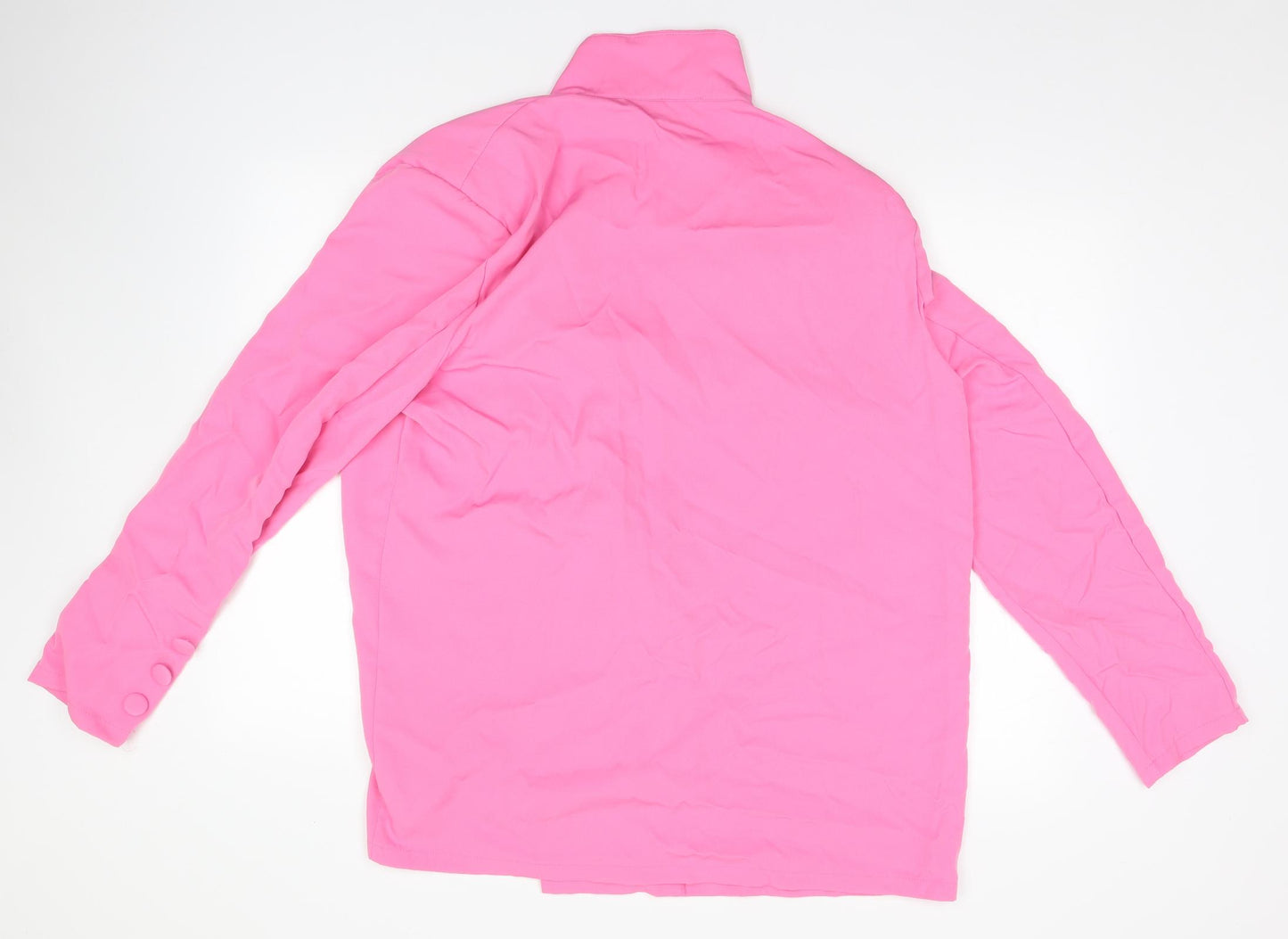 PRETTYLITTLETHING Womens Pink   Overcoat Coat Size 12