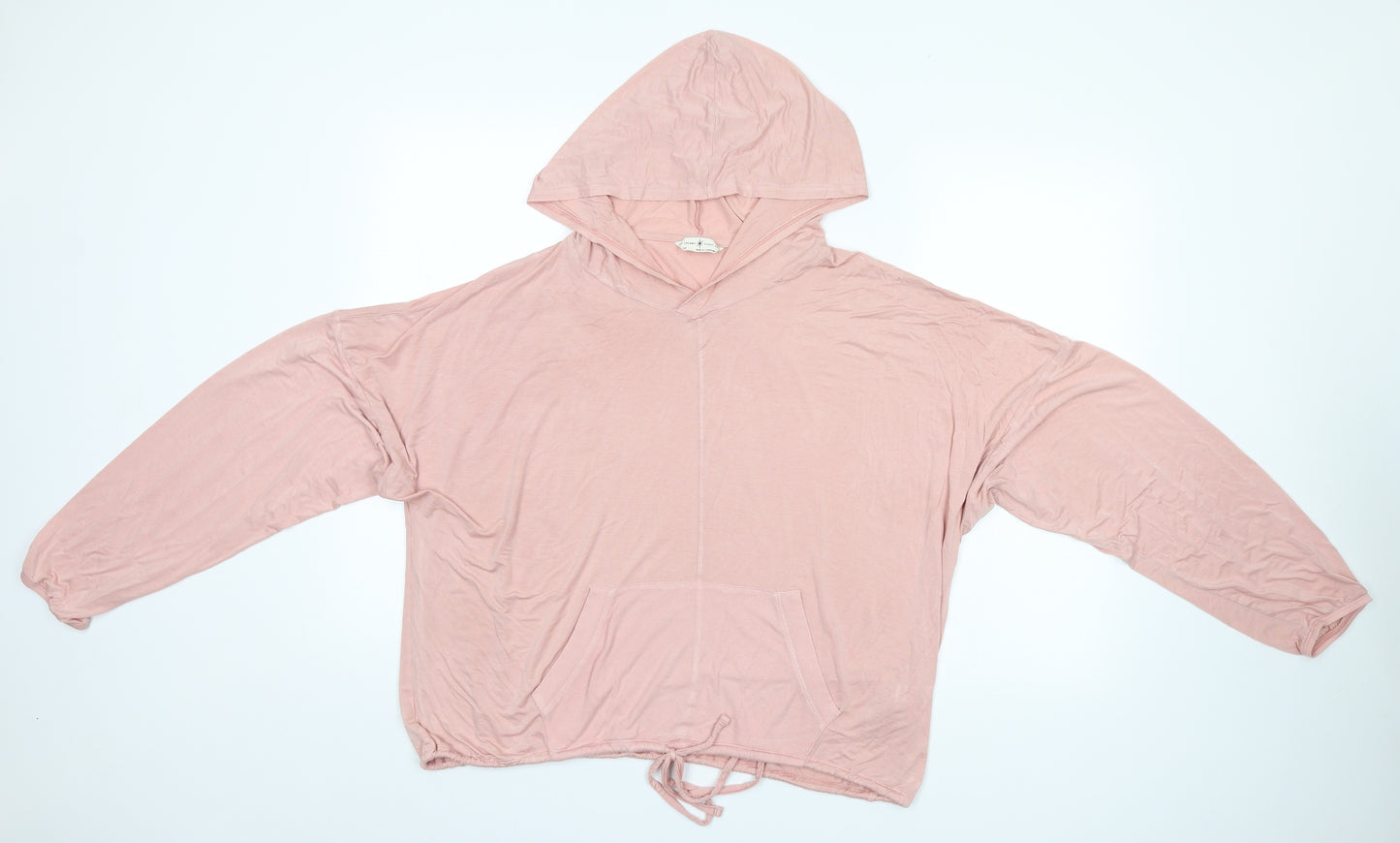 Marks and Spencer Womens Pink   Pullover Hoodie Size 20