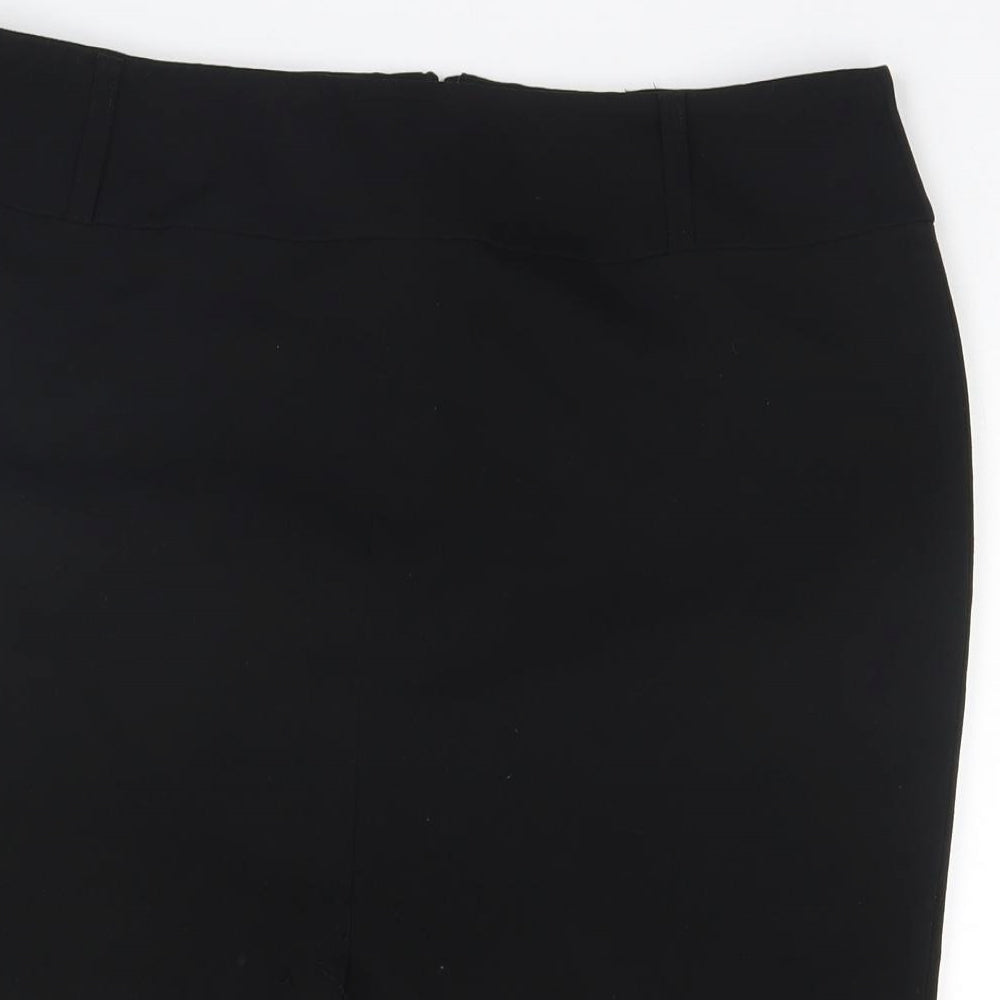 Dorothy Perkins Womens Black   Straight & Pencil Skirt Size 14