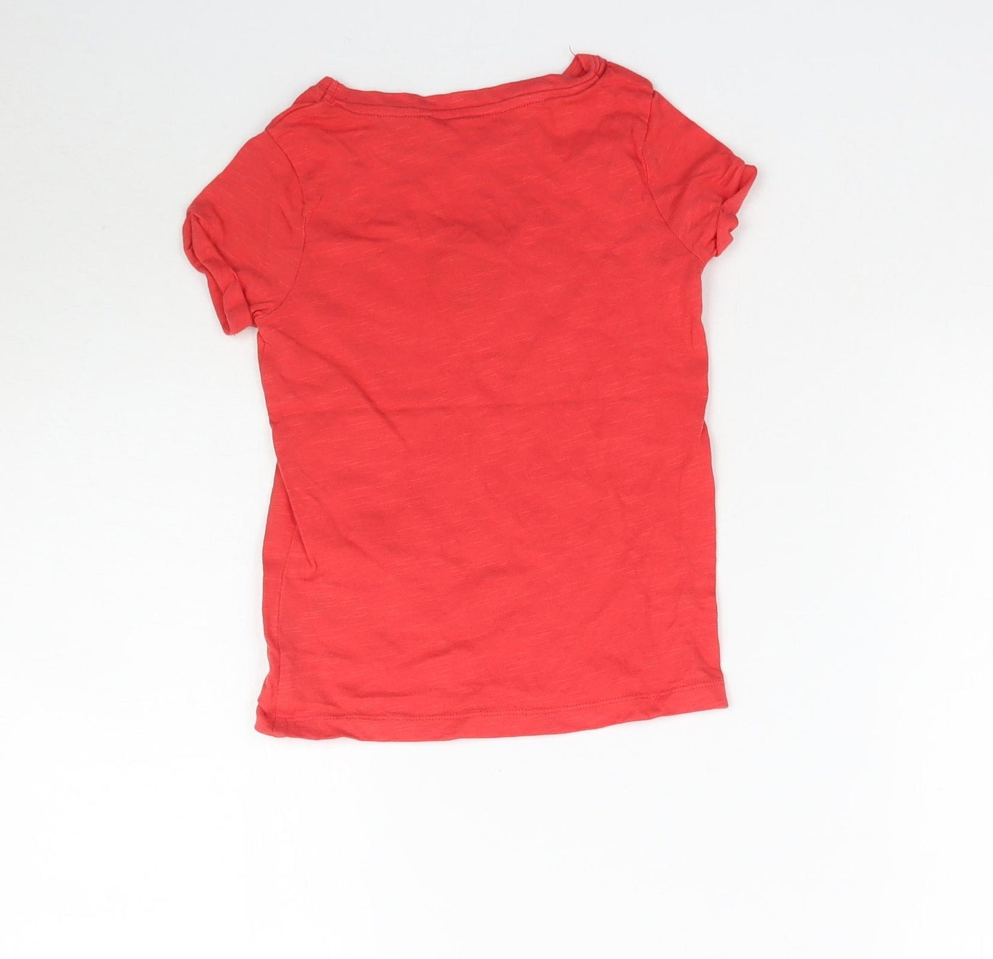 NEXT Girls Red   Basic T-Shirt Size 4 Years  - Goal