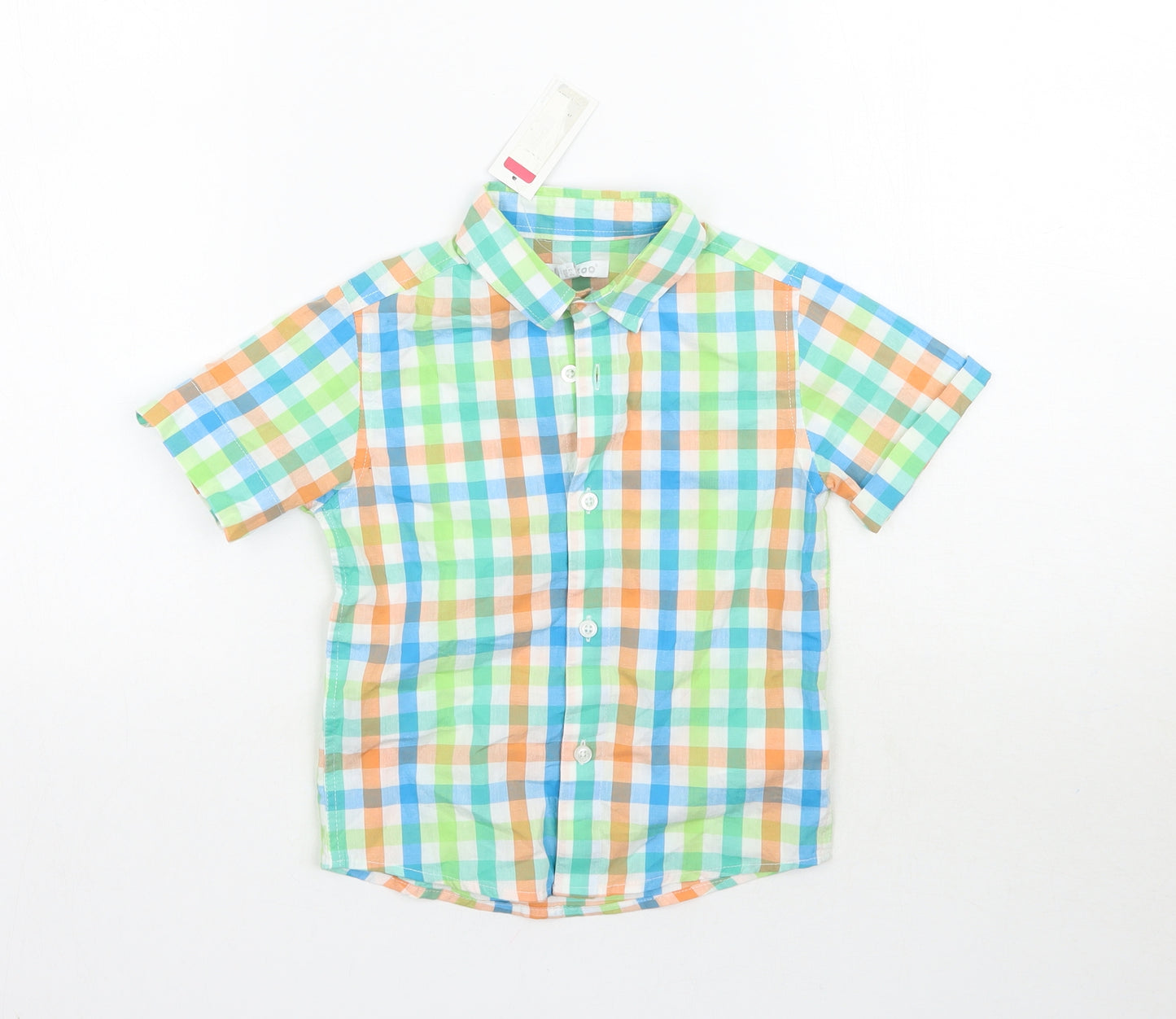 Blue Zoo Boys Multicoloured Plaid  Basic Button-Up Size 2-3 Years