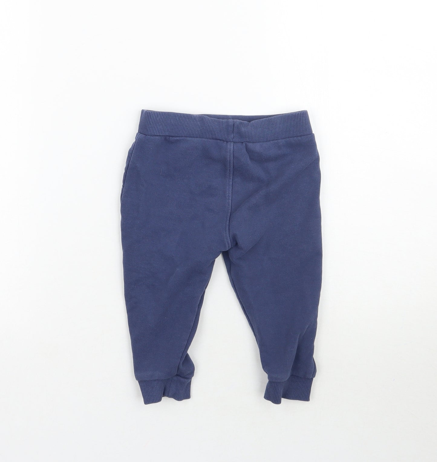 Marks and Spencer Baby Blue   Jogger Trousers Size 9-12 Months