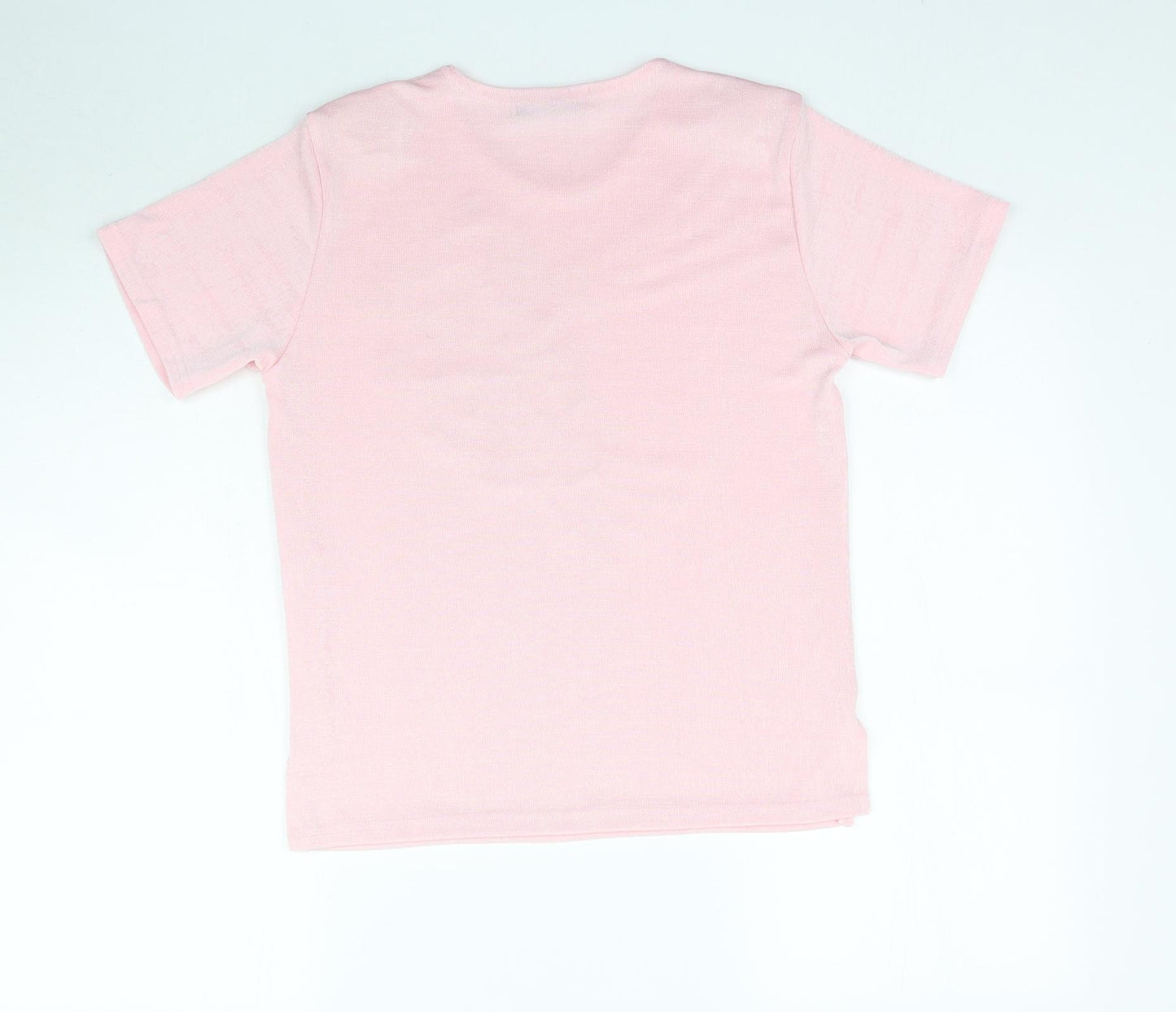 Pure & Natural Womens Pink   Basic T-Shirt Size 10