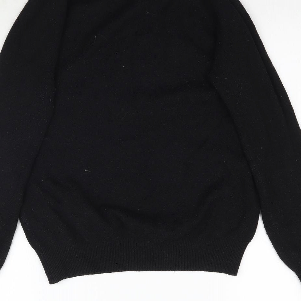 Preworn Womens Black  Knit Pullover Jumper Size L