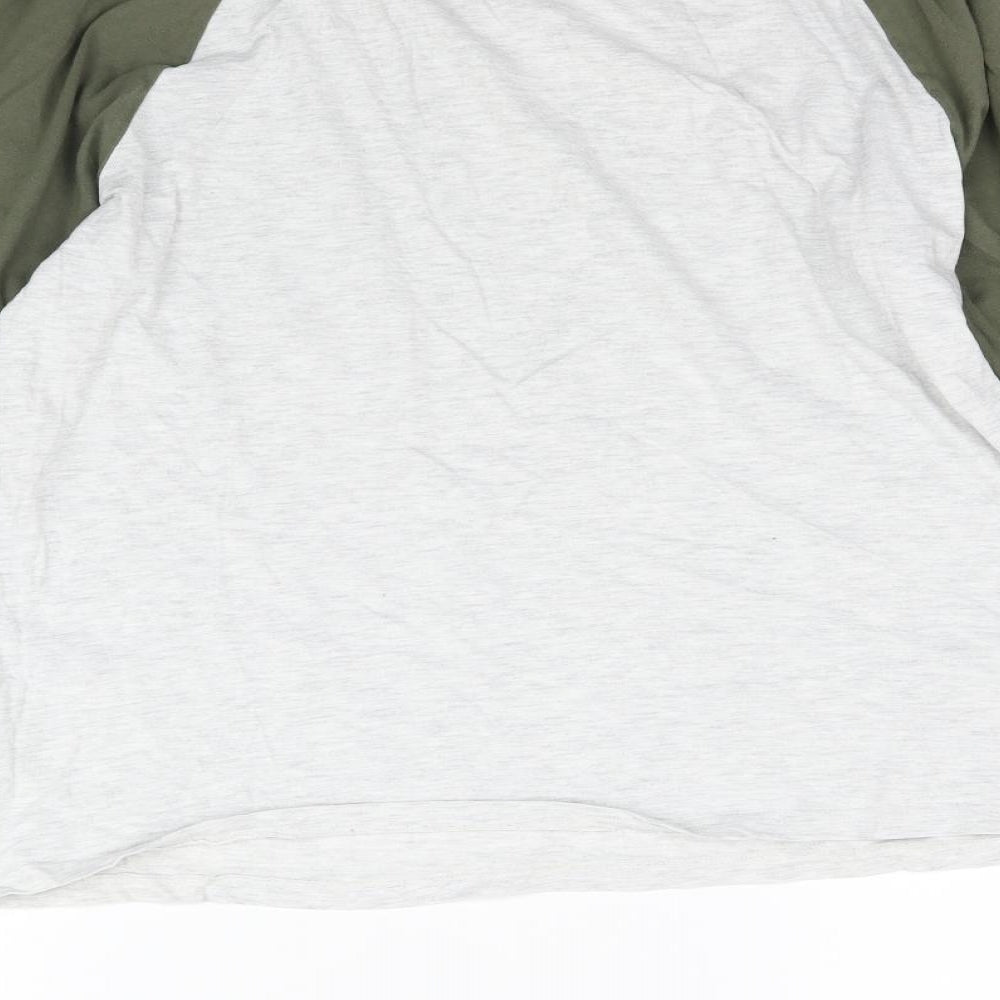 TU Mens Grey    T-Shirt Size M