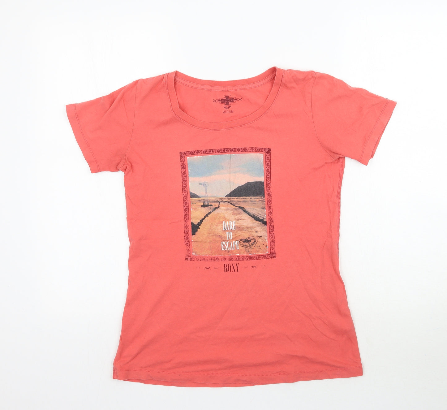 ROXY Womens Pink   Basic T-Shirt Size M  - Dare to escape