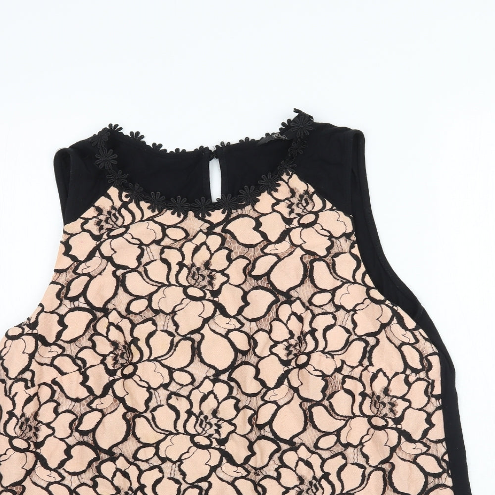 F&F Womens Multicoloured Floral  Basic Blouse Size 14