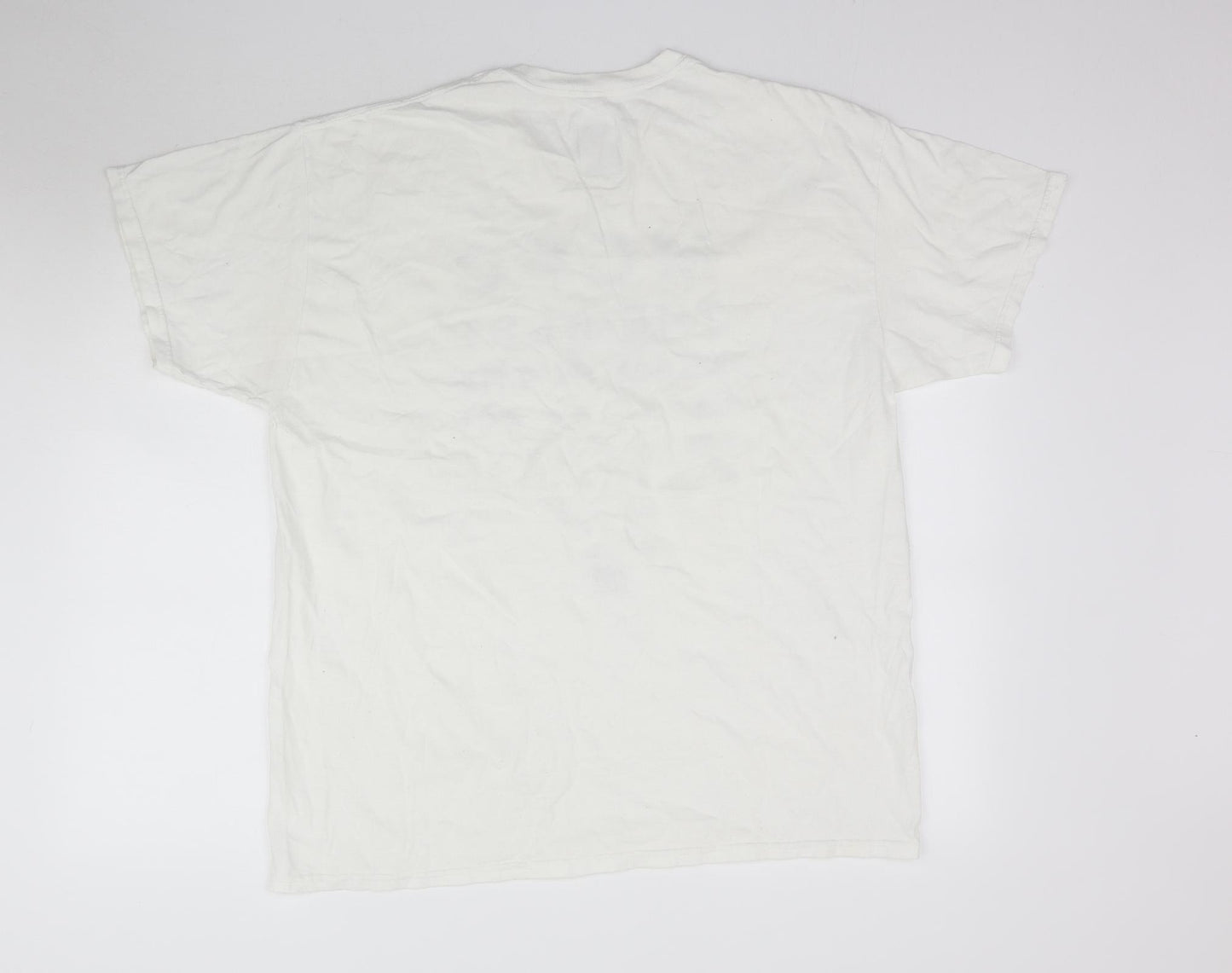 City Mens White    T-Shirt Size XL