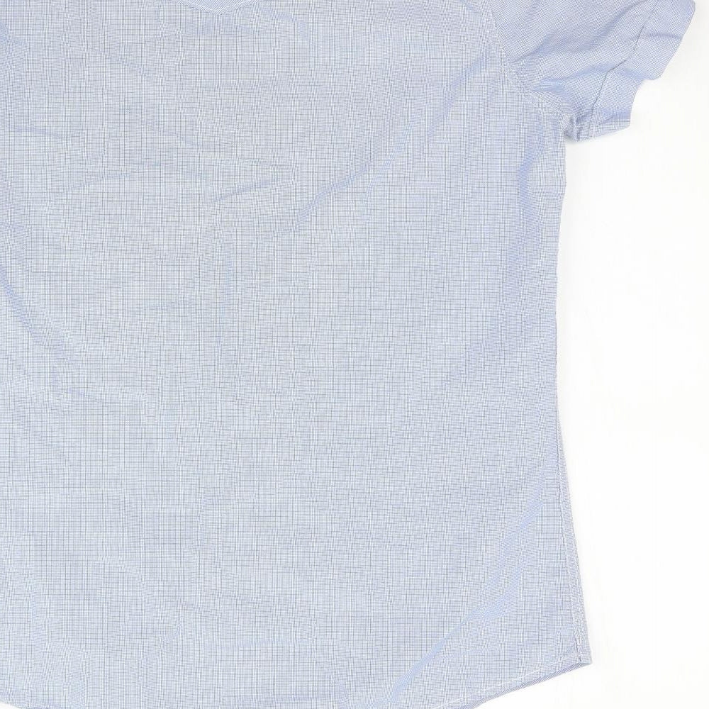 H&M Mens Blue    Button-Up Size S
