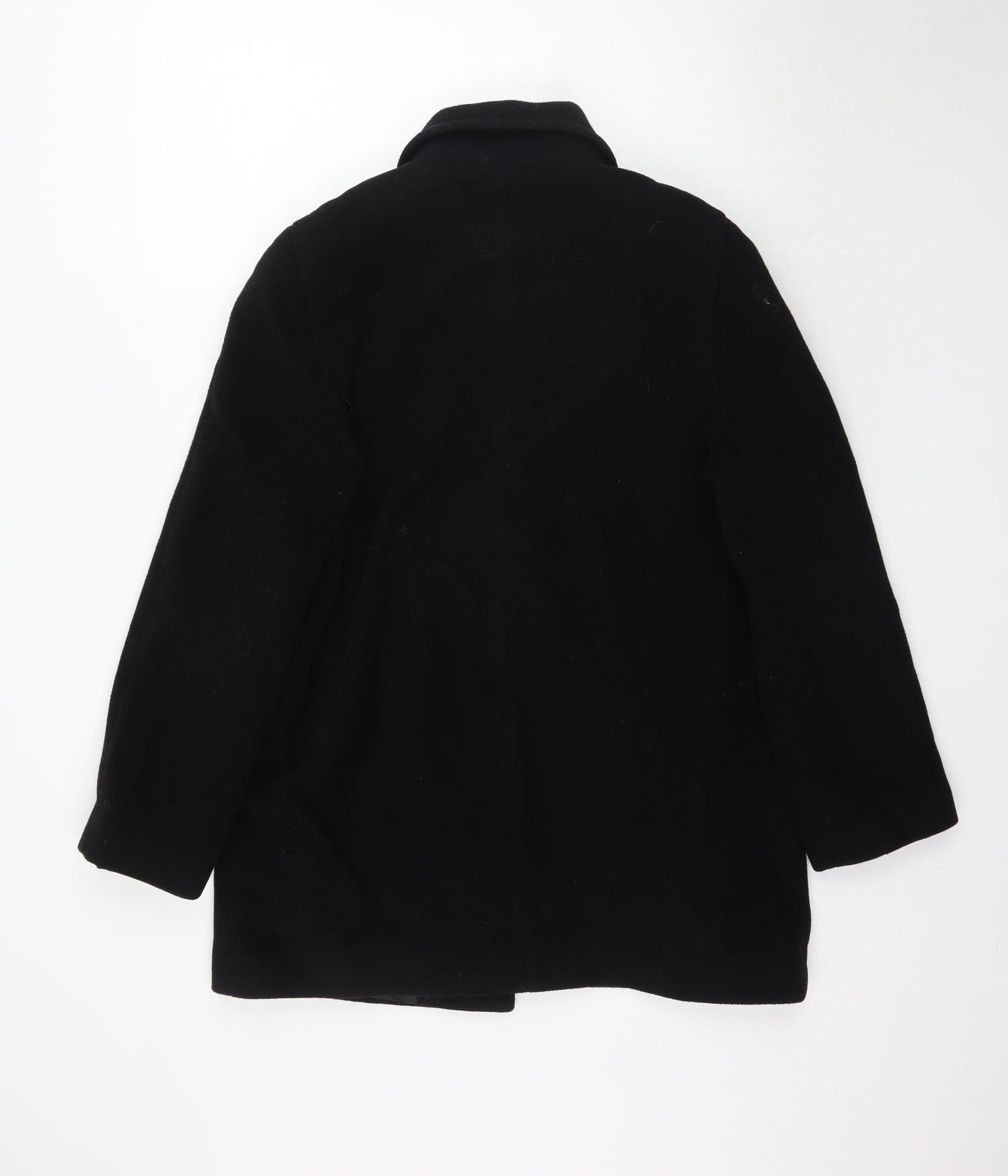 BHS Womens Black   Overcoat Coat Size 14