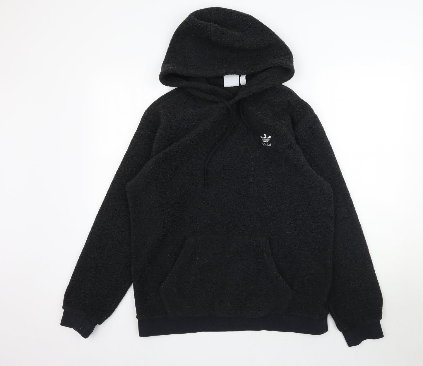 adidas Mens Blue  Fleece Pullover Hoodie Size M