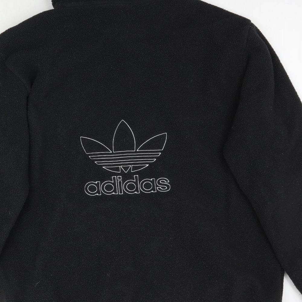 adidas Mens Blue  Fleece Pullover Hoodie Size M