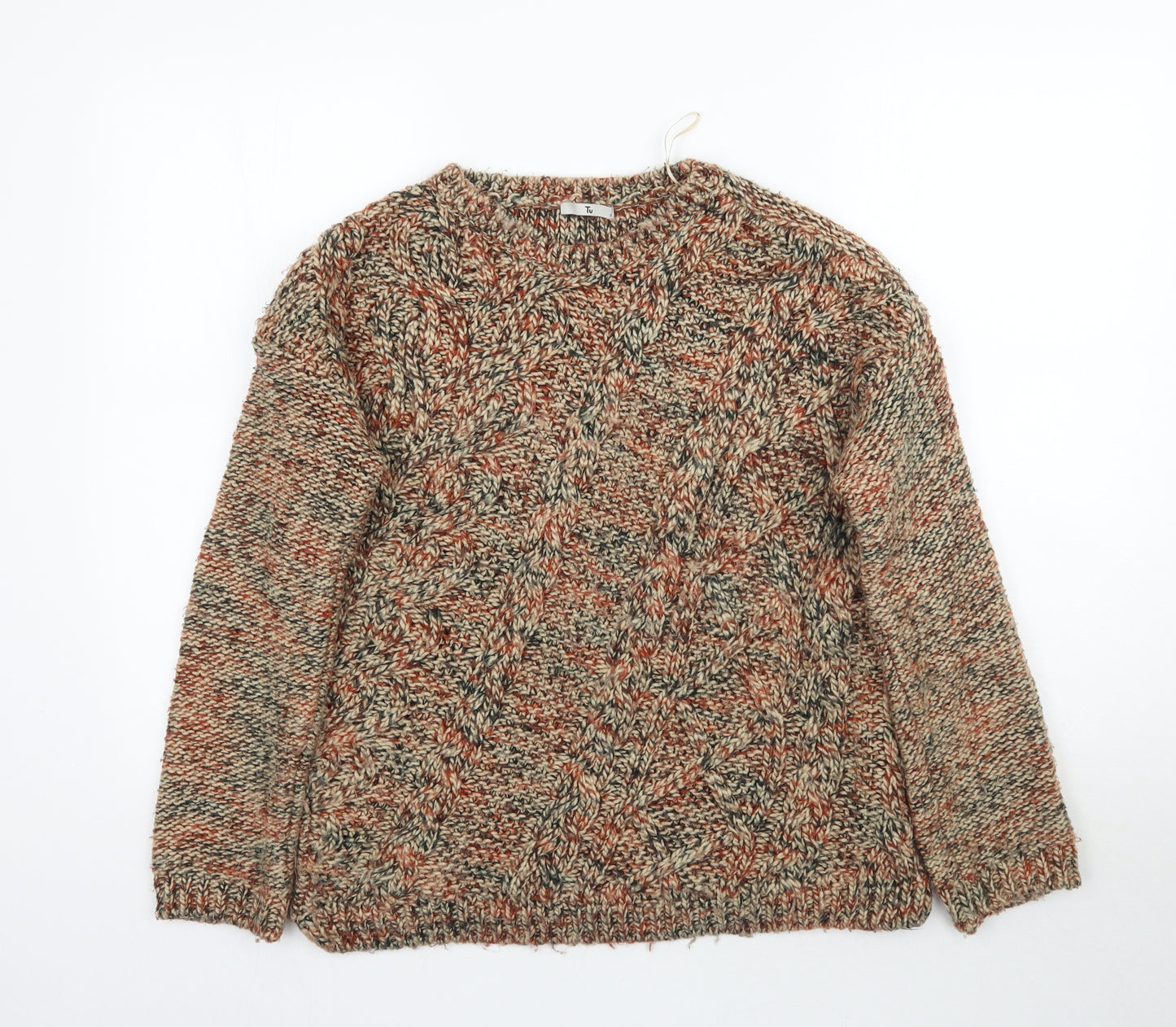 TU Womens Multicoloured  Knit Pullover Jumper Size 10