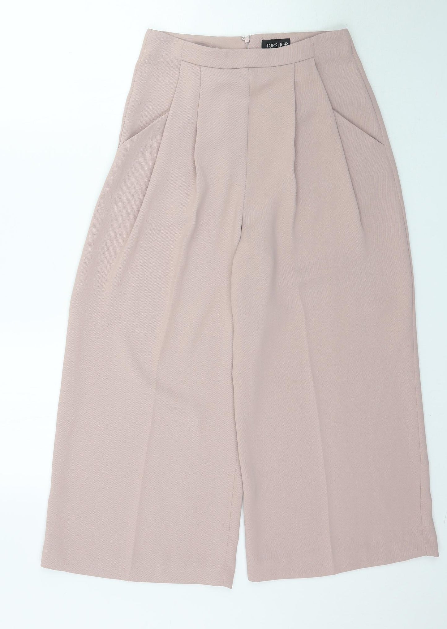 Topshop Womens Pink   Trousers  Size 6 L23 in