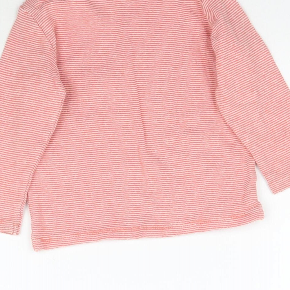 Lupilu Baby Orange Striped  Basic T-Shirt Size 18-24 Months  - Coral