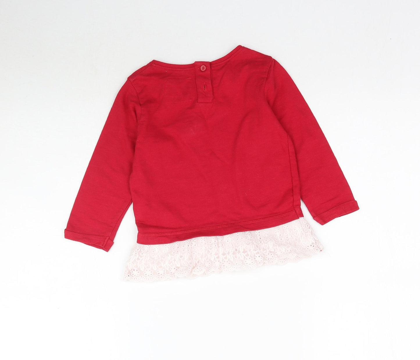 Young Dimension Girls Red   Basic T-Shirt Size 18-24 Months  - Leave a little sparkle wherever you go