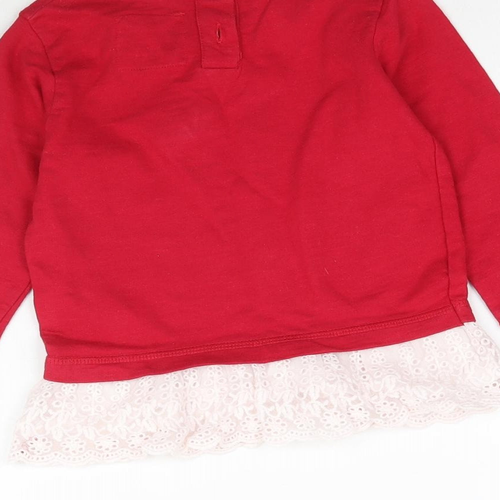 Young Dimension Girls Red   Basic T-Shirt Size 18-24 Months  - Leave a little sparkle wherever you go