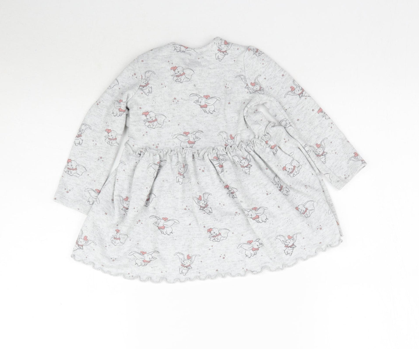 George Girls Grey   Fit & Flare  Size 12-18 Months  - Dumbo Disney
