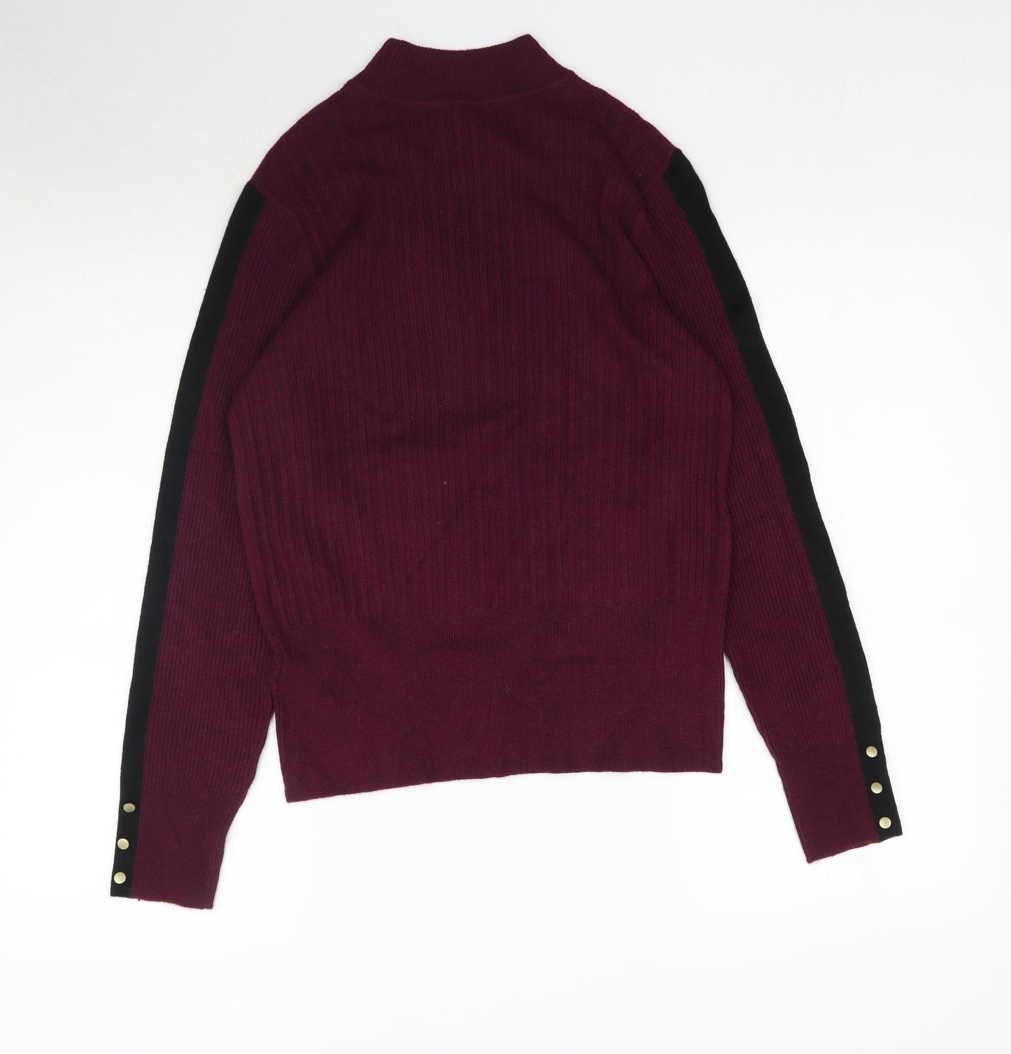 Marks and Spencer Womens Purple  Knit Pullover Jumper Size 14