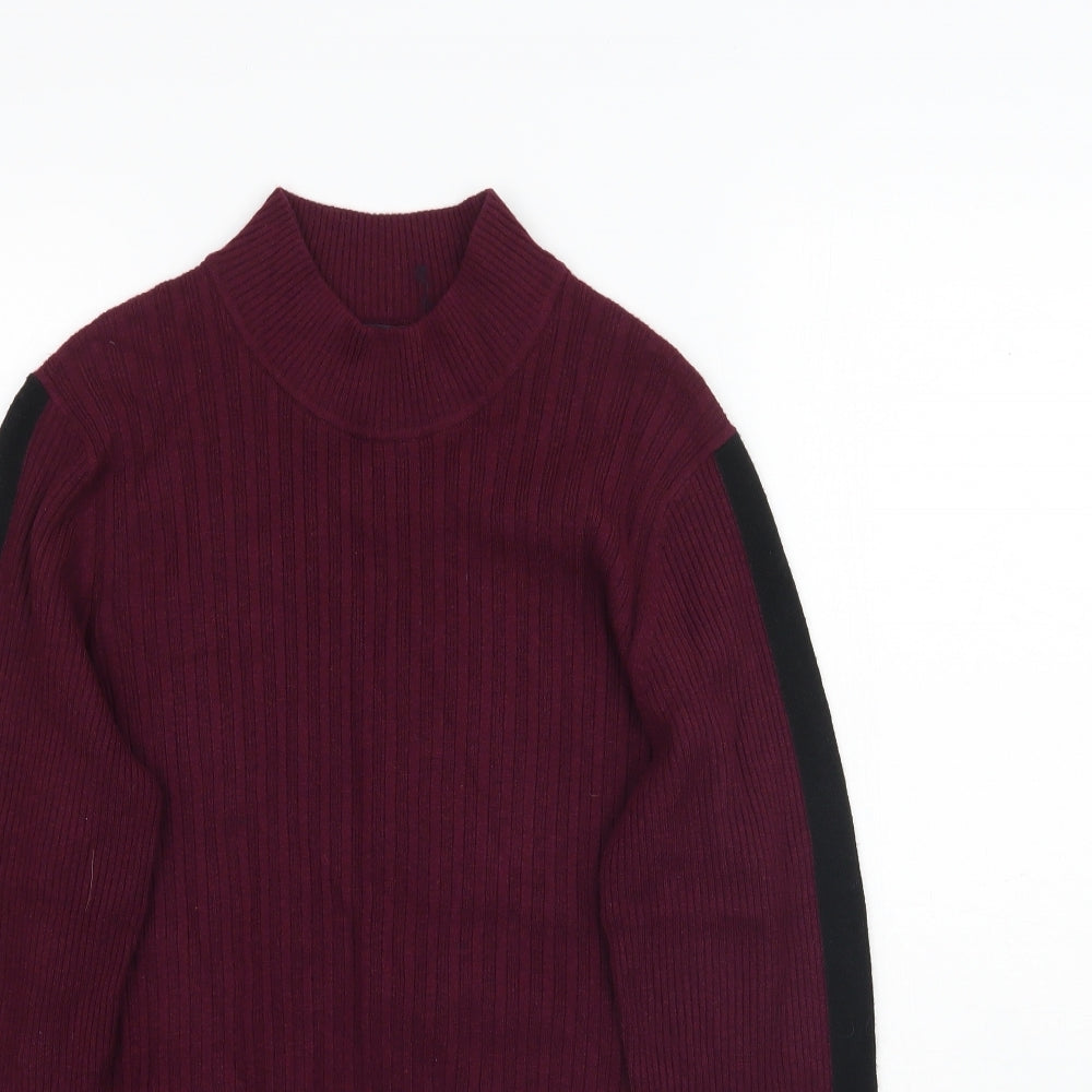 Marks and Spencer Womens Purple  Knit Pullover Jumper Size 14