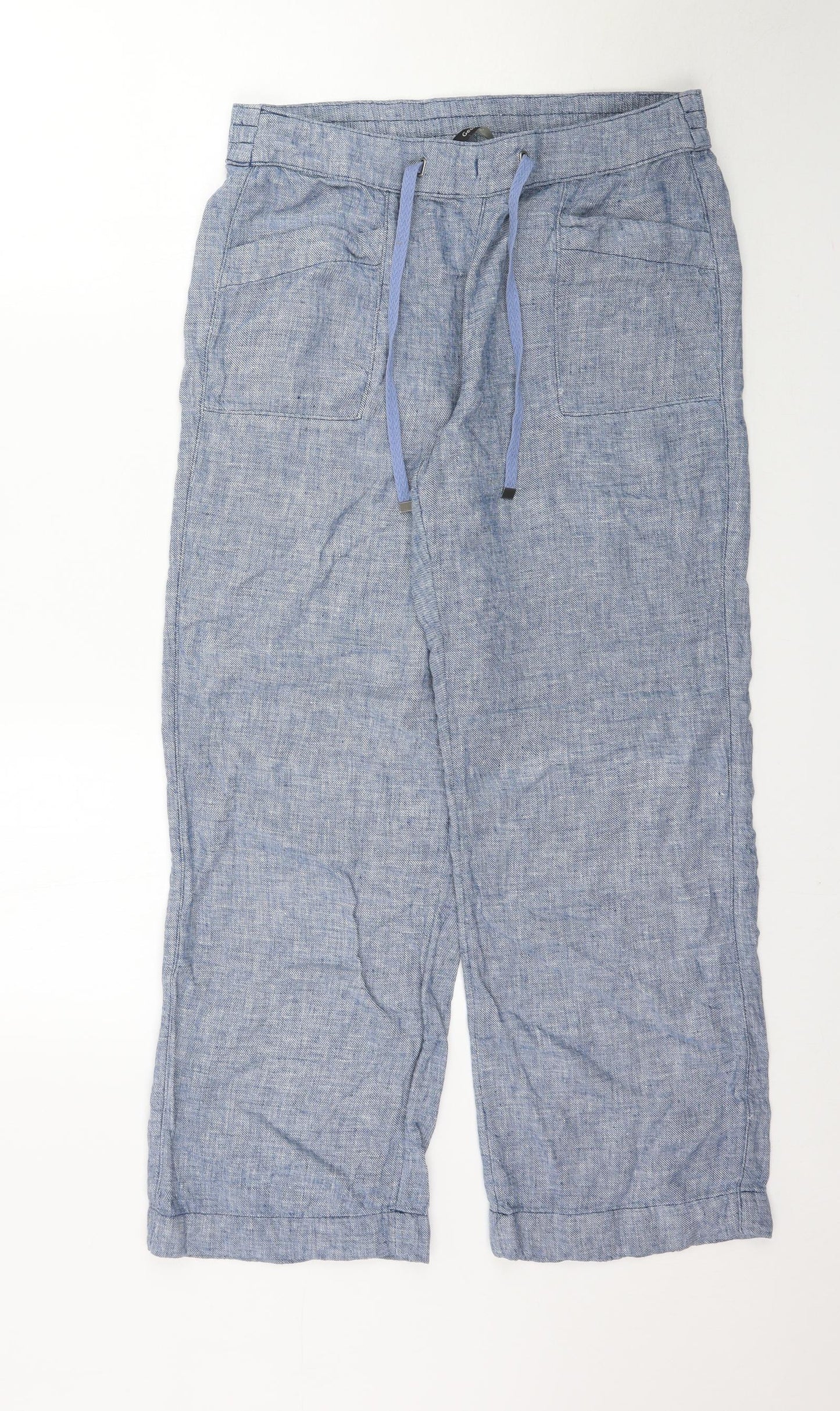 George Womens Blue   Trousers  Size 12 L27 in