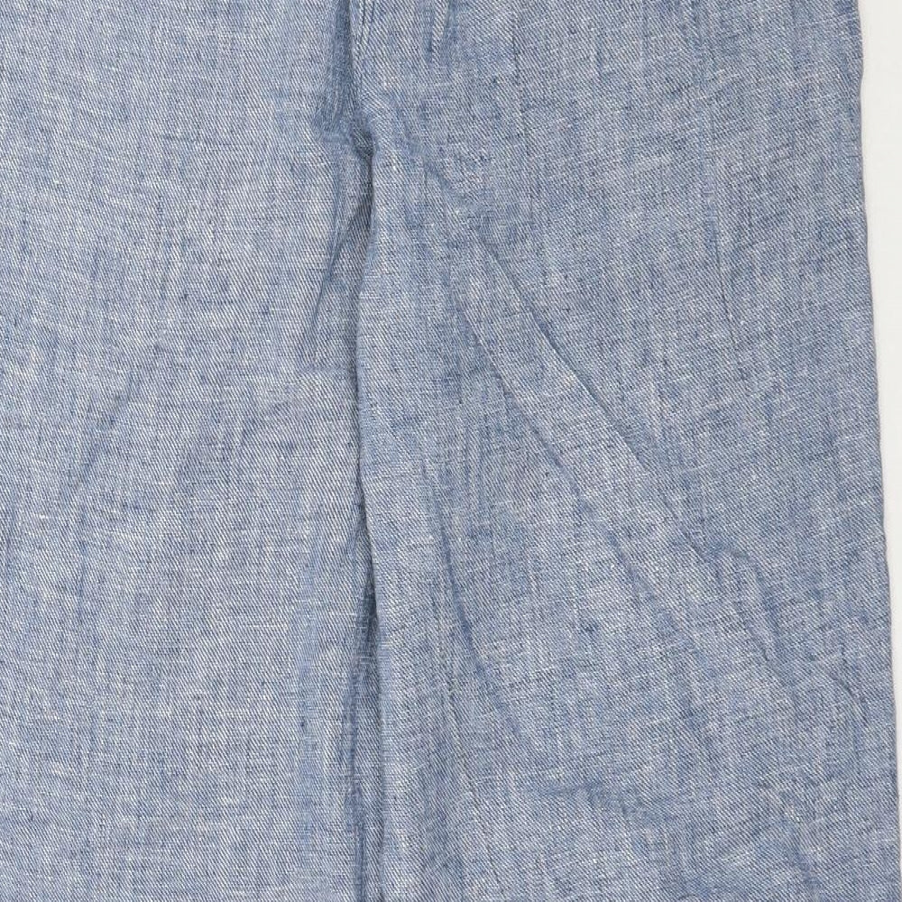 George Womens Blue   Trousers  Size 12 L27 in