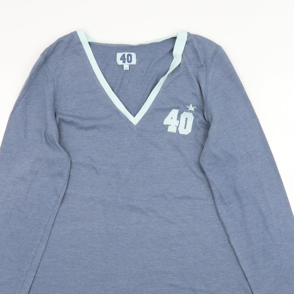 Preworn Womens Blue    Dress Size 14