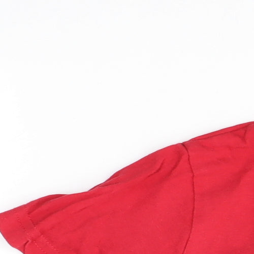 Primark  Boys Red   Basic T-Shirt Size 6-7 Years