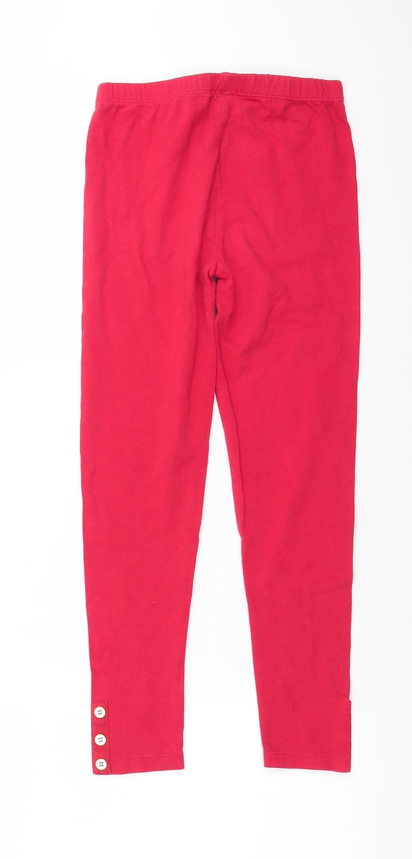 TU Girls Red   Jegging Trousers Size 8 Years