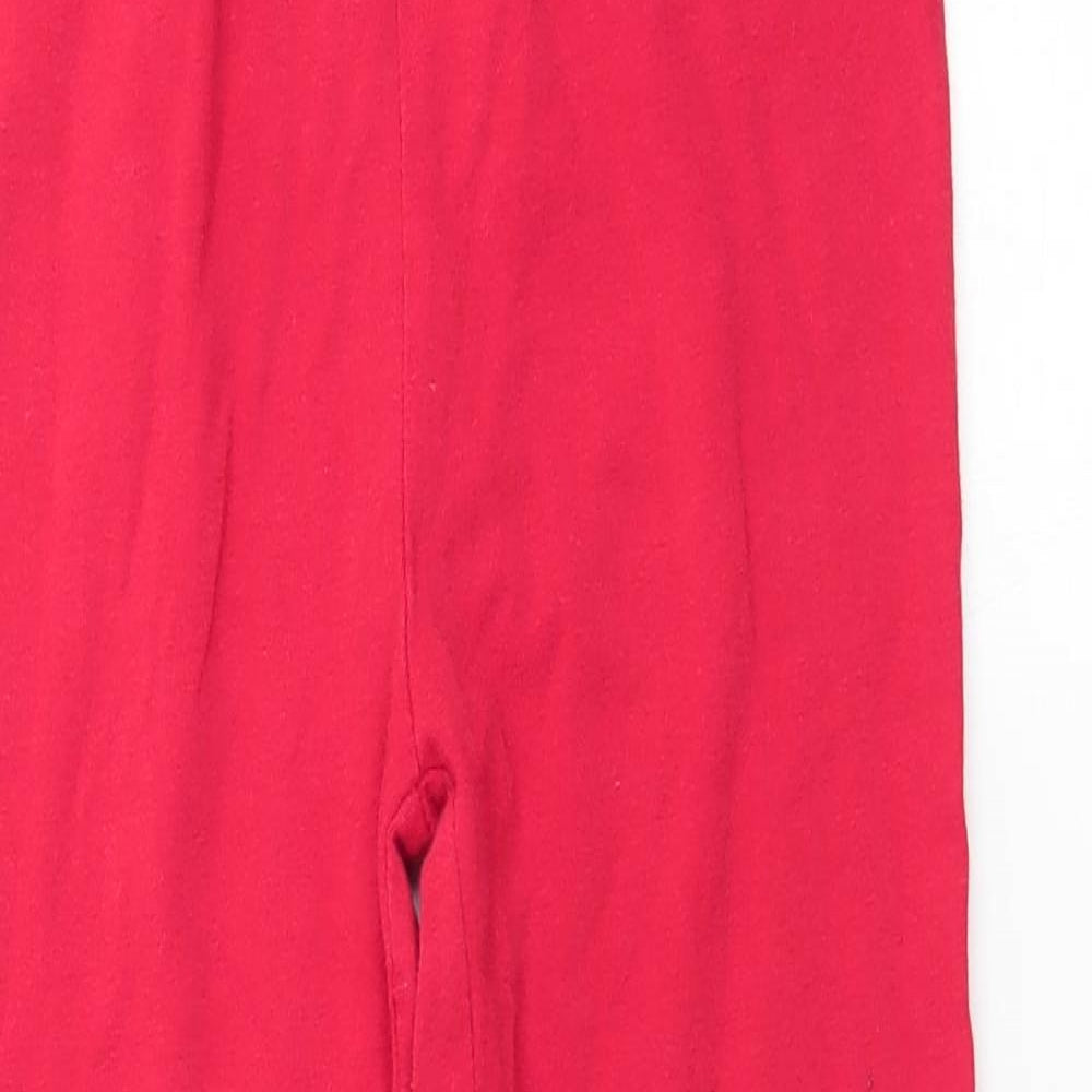 TU Girls Red   Jegging Trousers Size 8 Years