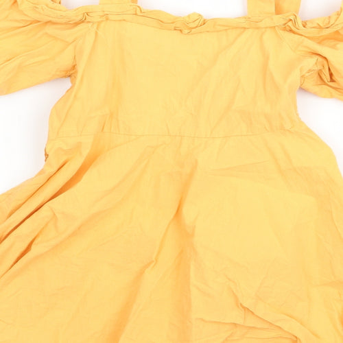 Preworn  Girls Yellow   A-Line  Size 3 Years