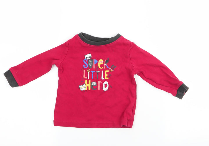 George Red Basic T-Shirt Size 9-12 Months