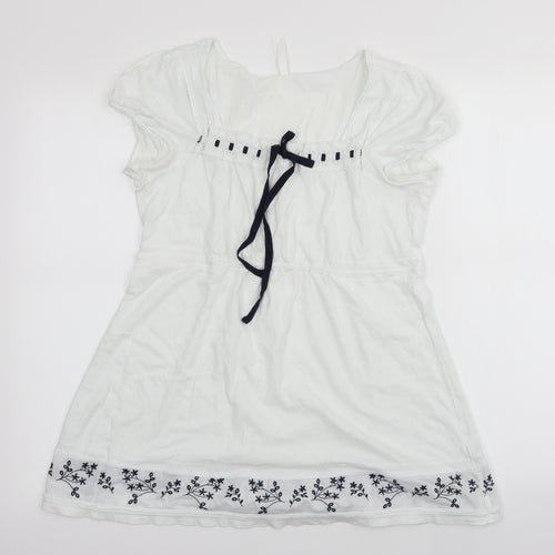 Marks and Spencer  Womens White   Basic Blouse Size 14