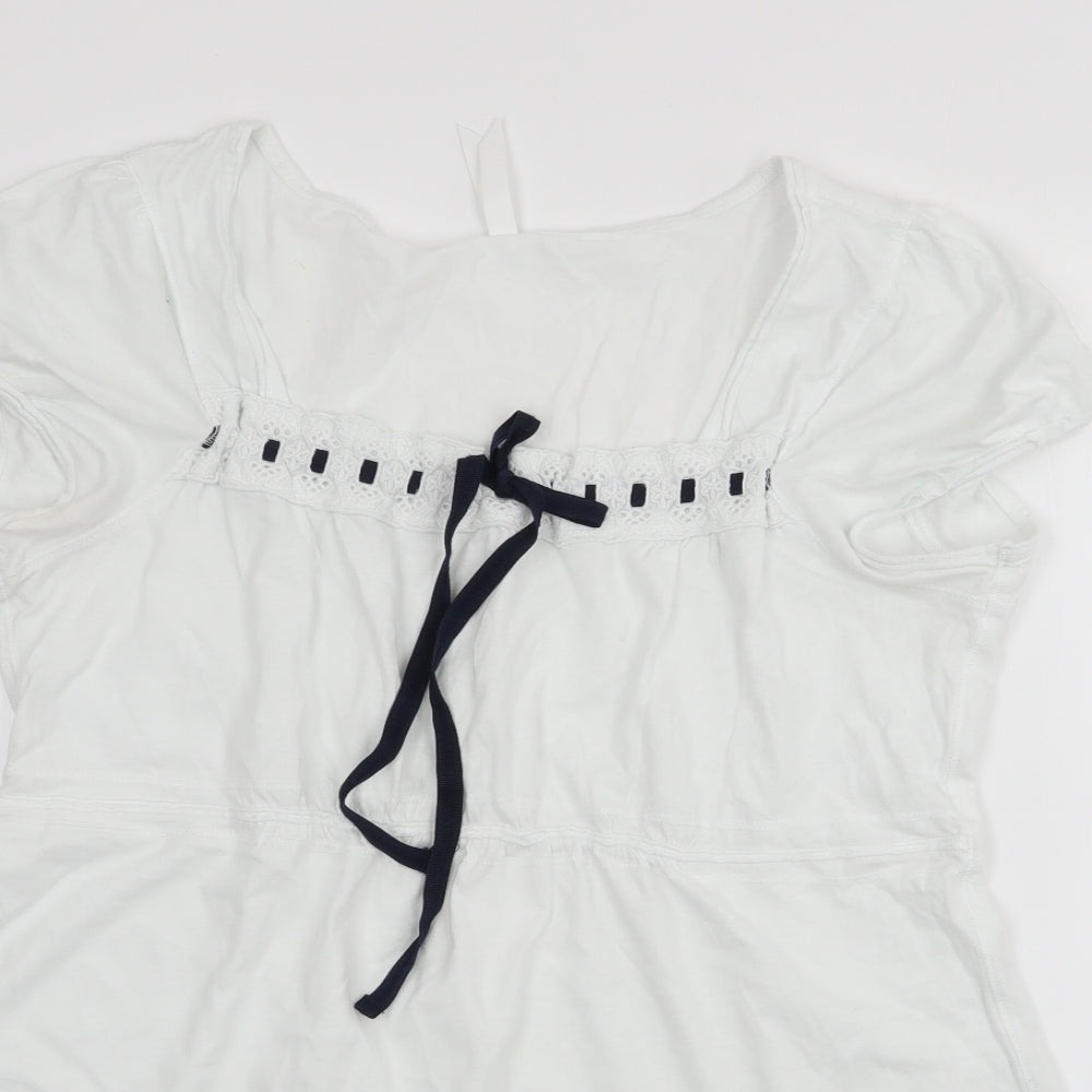 Marks and Spencer  Womens White   Basic Blouse Size 14