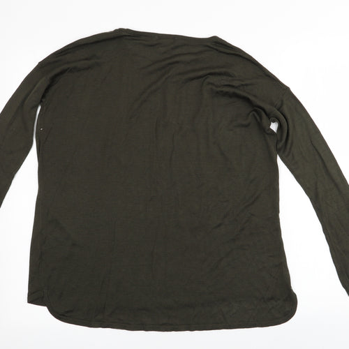 H&M  Womens Green   Basic T-Shirt Size S