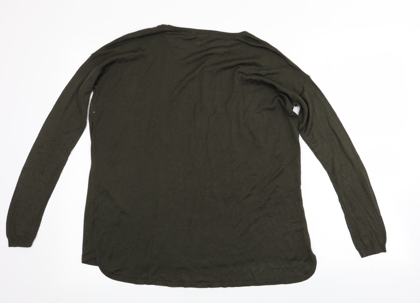 H&M  Womens Green   Basic T-Shirt Size S
