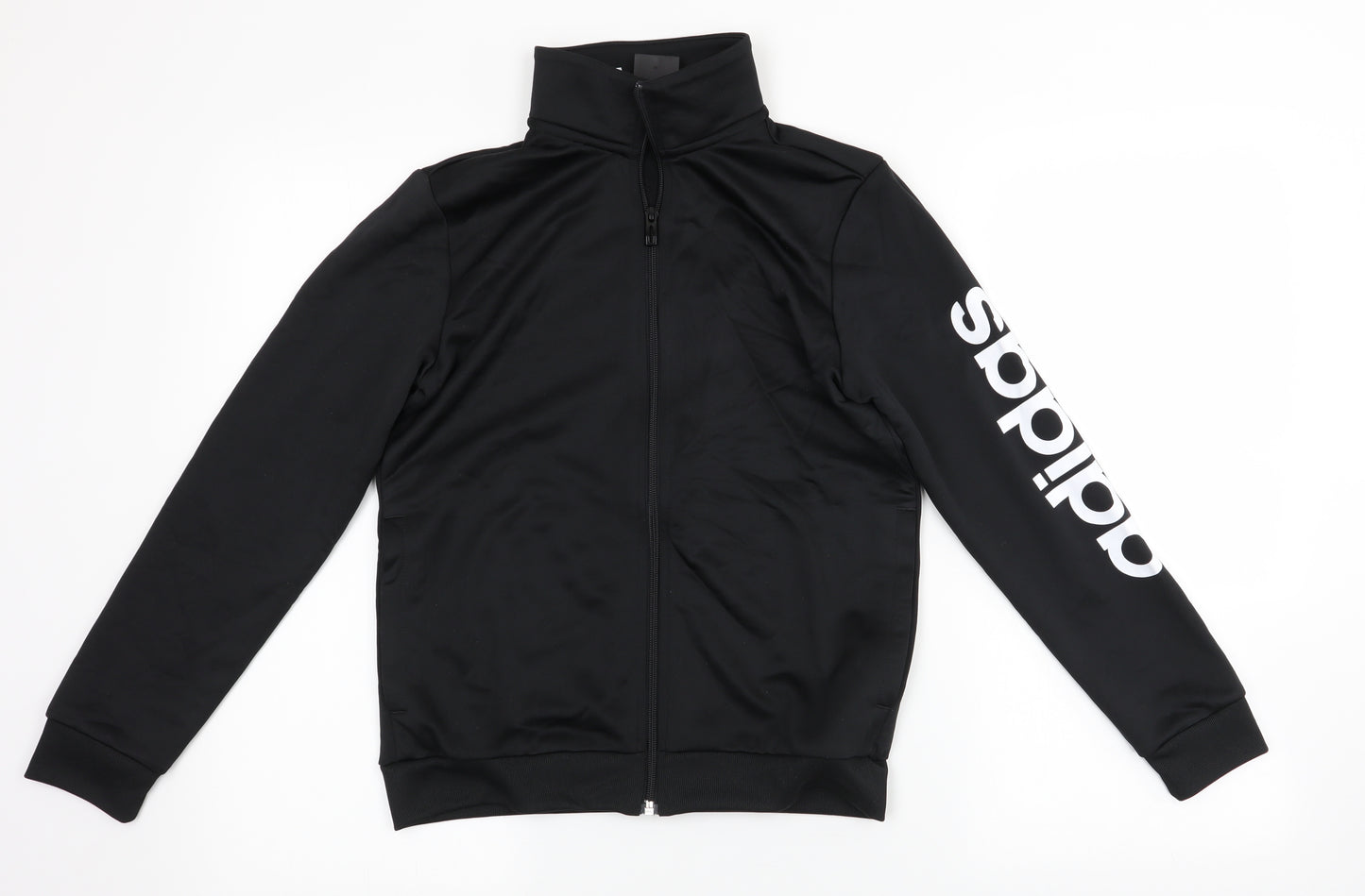 adidas  Boys Black   Jacket Coat Size 11-12 Years