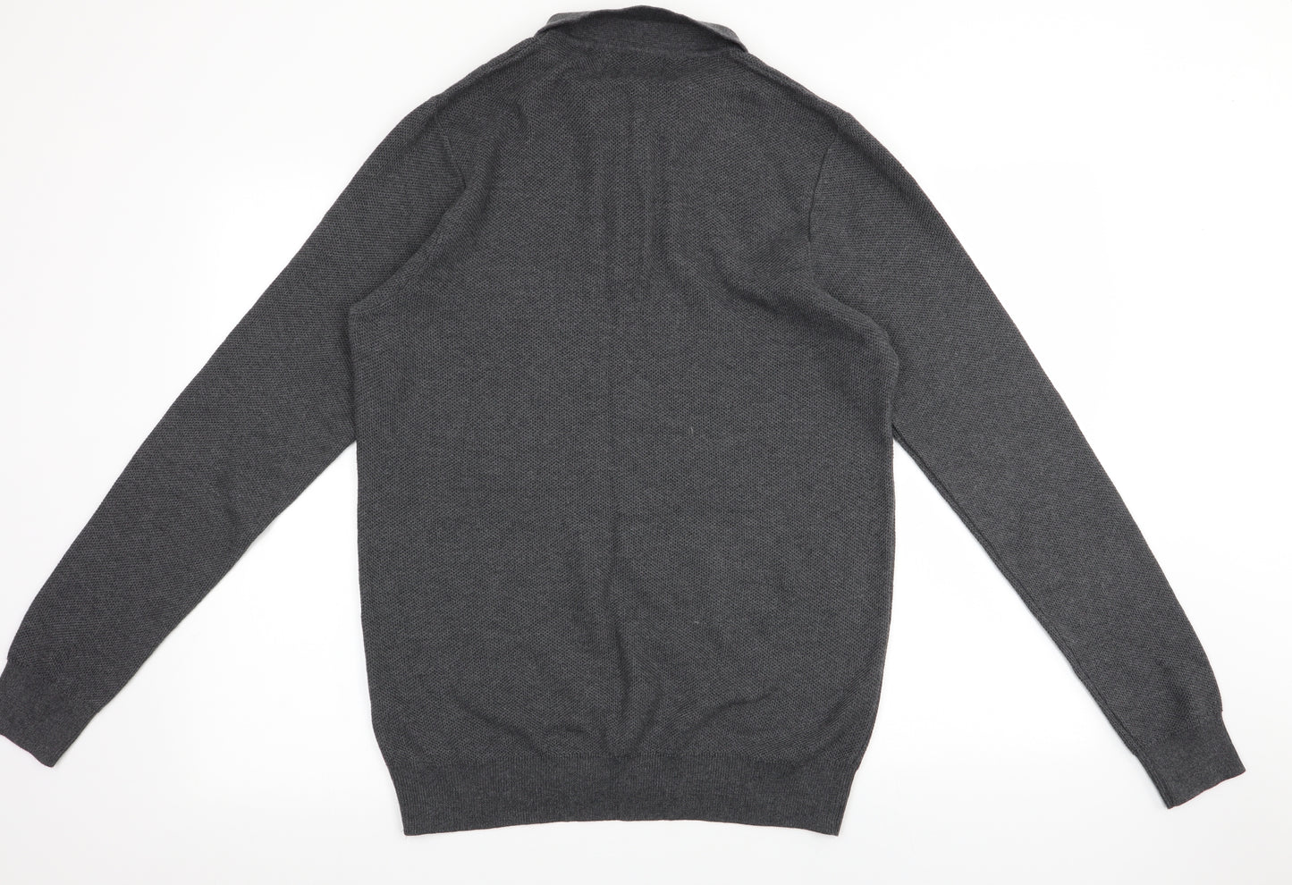 F&F  Mens Grey   Henley Jumper Size L