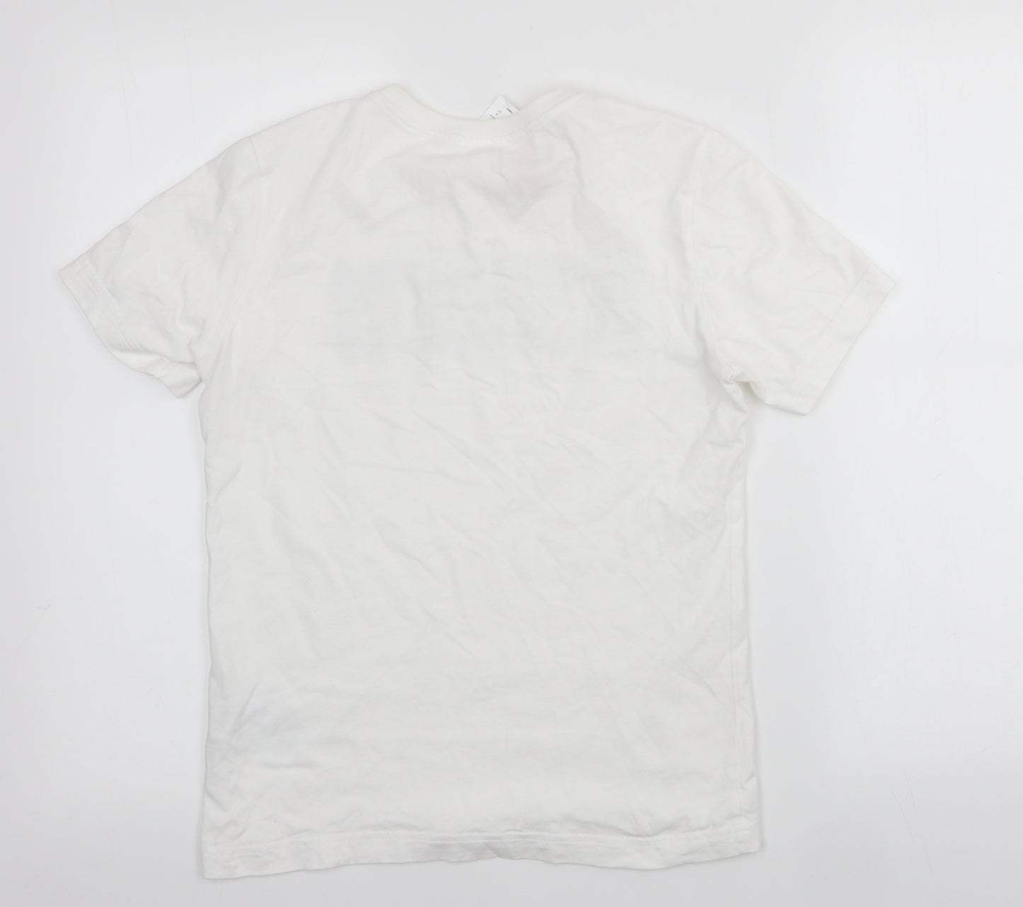 adidas  Boys White   Basic T-Shirt Size 11-12 Years