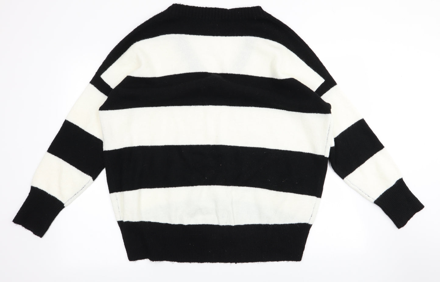 Primark  Womens Beige Striped  Pullover Jumper Size M