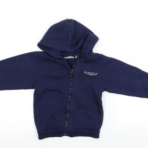 McKenzie  Boys Blue   Full Zip Hoodie Size 5-6 Years