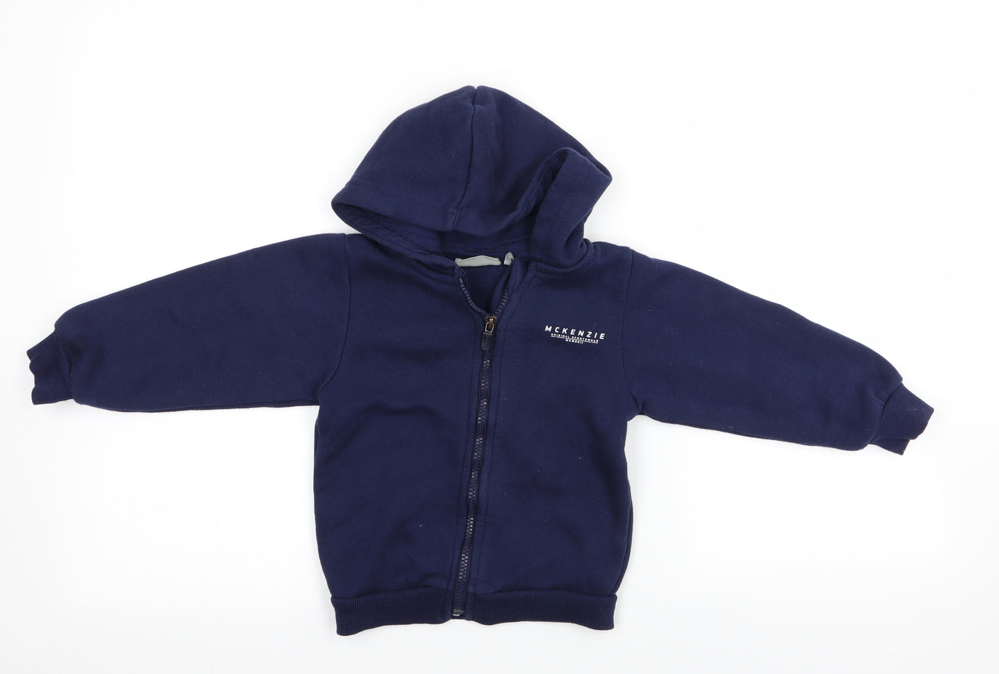 McKenzie  Boys Blue   Full Zip Hoodie Size 5-6 Years