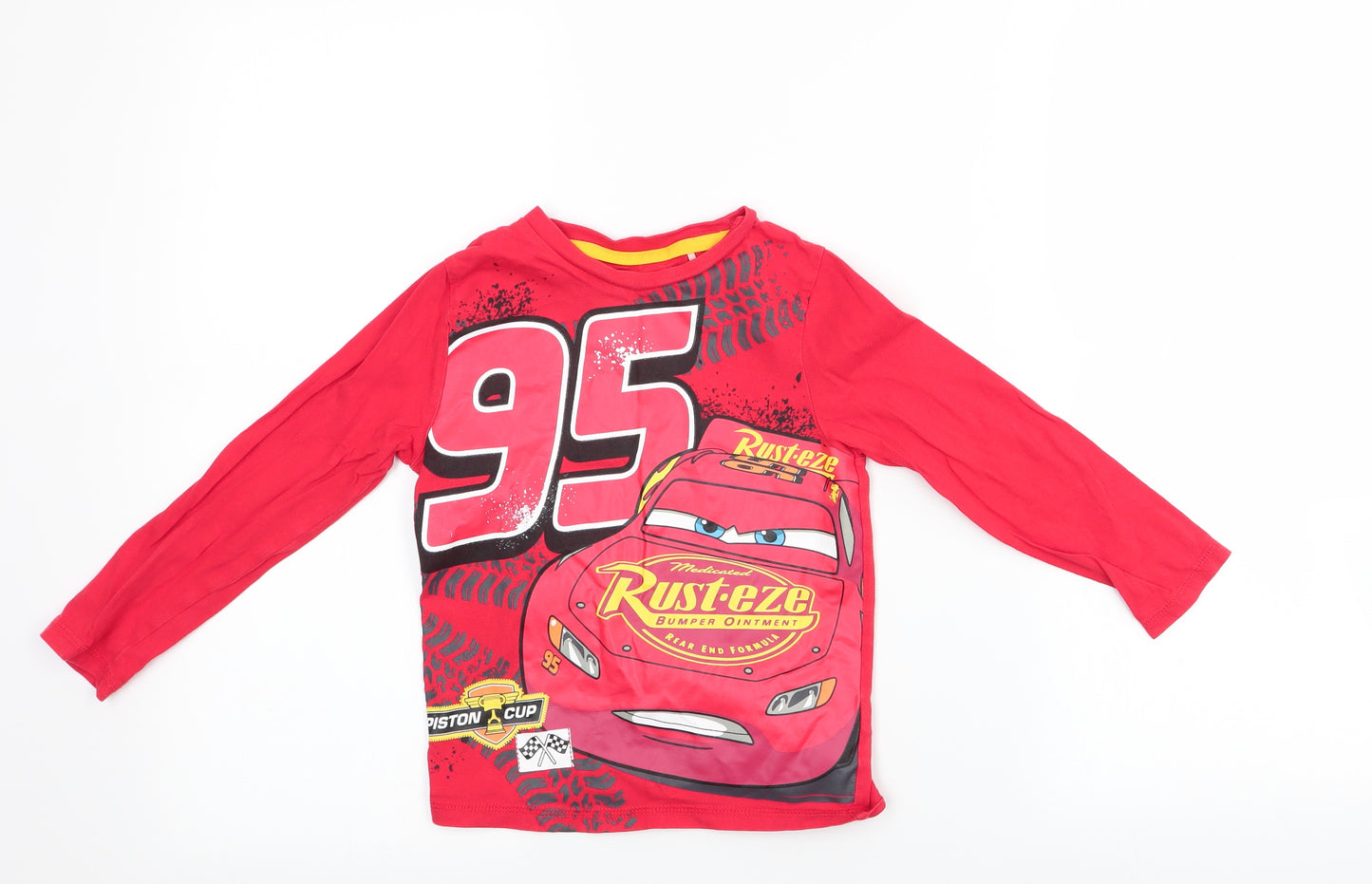George  Boys Red   Basic T-Shirt Size 4-5 Years