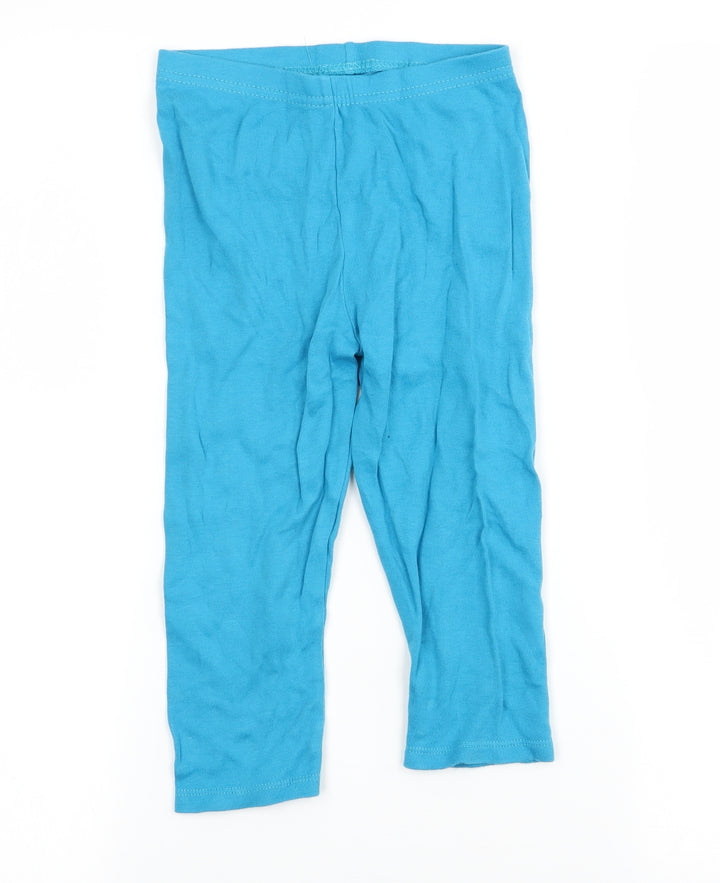 Disney Girls Blue Sweatpants Trousers Size 2-3 Years